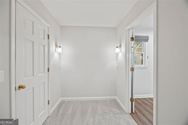 1416 Vernon Rdg, Close, Dunwoody, GA 30338 - hallway with baseboards and carpet flooring