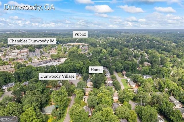 1416 Vernon Rdg, Close, Dunwoody, GA 30338 - bird's eye view of a forest