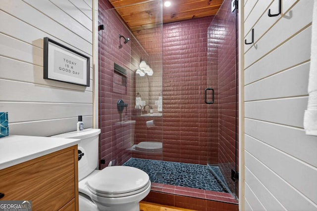 211 Rockhouse Rd, Cherry Log, GA 30522 - full bathroom with vanity and a shower stall