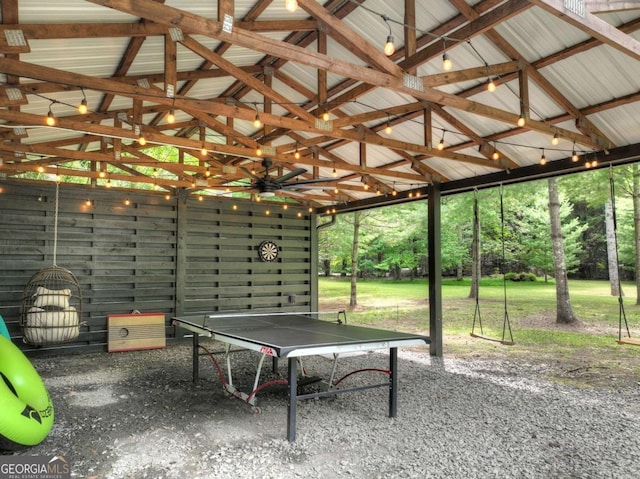 211 Rockhouse Rd, Cherry Log, GA 30522 - view of patio with ceiling fan