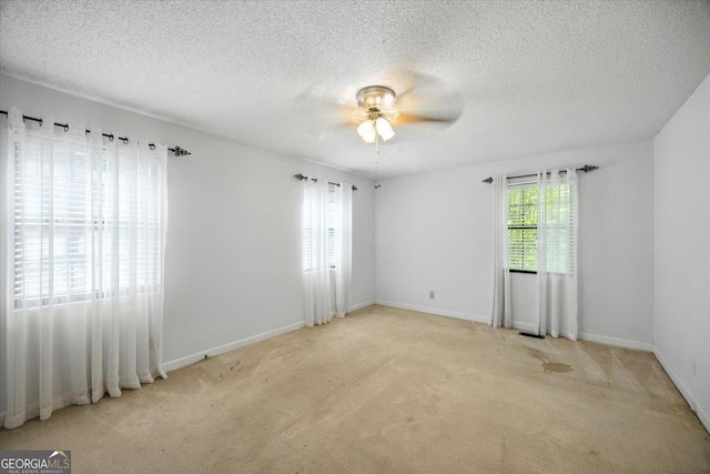 171 Loraine Forest Dr, Macon, GA 31210 - carpeted empty room with ceiling fan and a textured ceiling