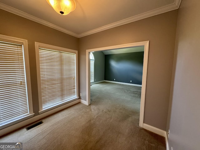 550 Masters Cir, Dublin, GA 31021 - unfurnished room featuring carpet and crown molding