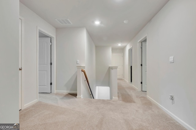 7730 Demeter Dr, Fairburn, GA 30213 - corridor featuring an upstairs landing, carpet, and recessed lighting