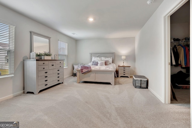 7730 Demeter Dr, Fairburn, GA 30213 - bedroom with carpet floors, a spacious closet, and a closet