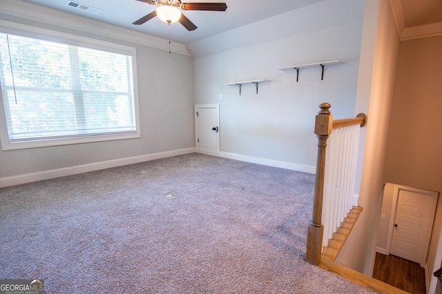776 Fleeting Way, Monroe, GA 30655 - unfurnished room featuring a ceiling fan and carpet floors