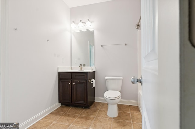 416 Fairway Dr, Acworth, GA 30101 - bathroom with vanity and tile patterned flooring