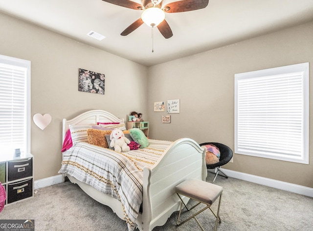 230 Thorpe Rd, Jackson, GA 30233 - bedroom with carpet floors and ceiling fan