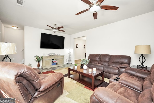 230 Thorpe Rd, Jackson, GA 30233 - living room featuring ceiling fan