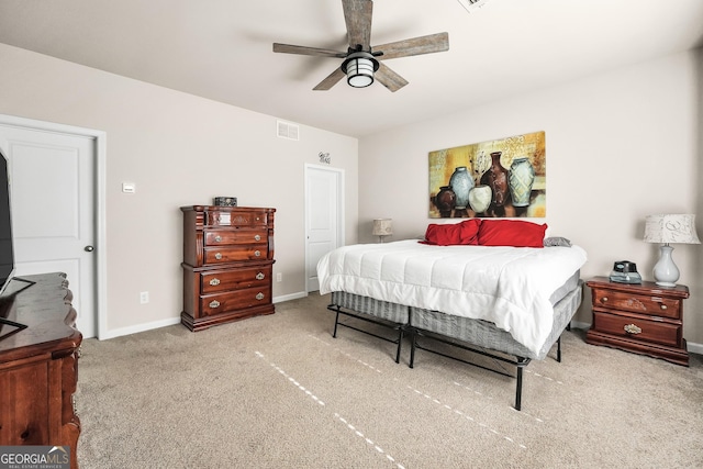230 Thorpe Rd, Jackson, GA 30233 - carpeted bedroom featuring baseboards and a ceiling fan