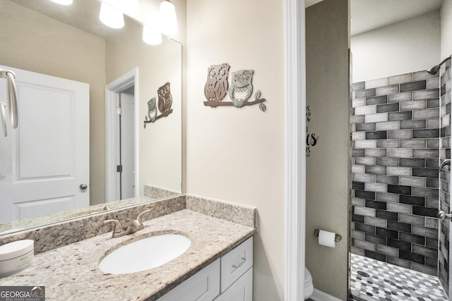 230 Thorpe Rd, Jackson, GA 30233 - full bath with vanity and a tile shower