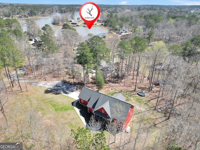 230 Thorpe Rd, Jackson, GA 30233 - aerial view of a large body of water and a forest