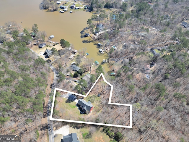 230 Thorpe Rd, Jackson, GA 30233 - view of property location featuring a nearby body of water and property boundaries highlighted