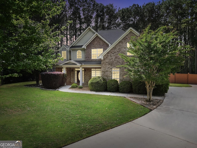 204 Carmell Ct, Mcdonough, GA 30252 - craftsman-style home featuring brick siding