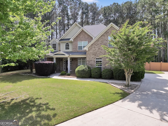 204 Carmell Ct, Mcdonough, GA 30252 - craftsman inspired home featuring brick siding and roof with shingles