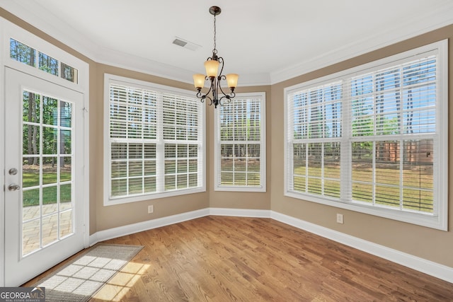 204 Carmell Ct, Mcdonough, GA 30252 - unfurnished sunroom featuring a chandelier