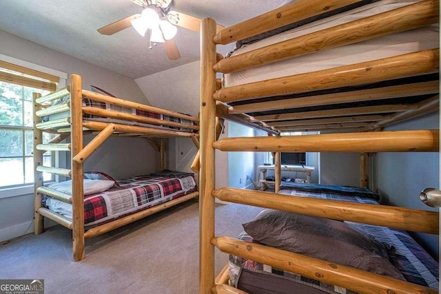 104 Buck Run E, Dahlonega, GA 30533 - bedroom featuring carpet flooring and lofted ceiling