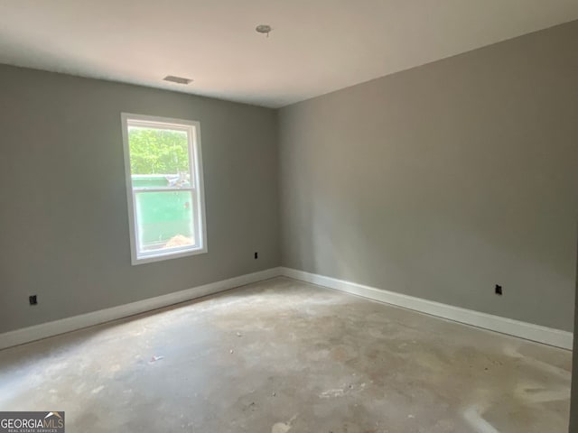 3800 High Falls Rd, Griffin, GA 30224 - unfurnished room with unfinished concrete floors and baseboards