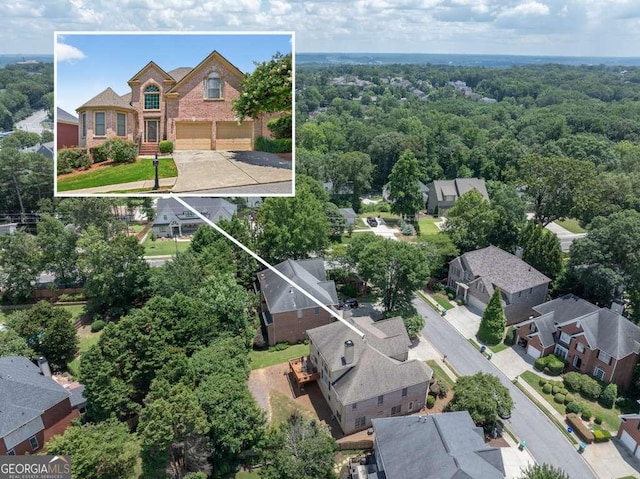 2002 Ivy Ridge Rd SE, Smyrna, GA 30080 - aerial view of residential area featuring property boundaries highlighted