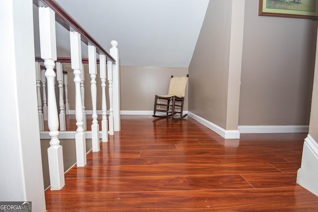 46 Cedar Ridge Dr, Toccoa, GA 30577 - corridor featuring wood finished floors and baseboards
