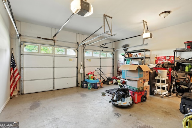 67 Woodlawn Dr, Toccoa, GA 30577 - garage featuring a garage door opener
