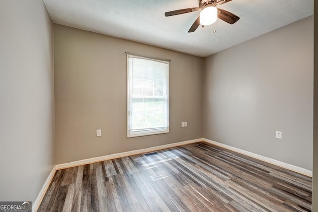 30 Red Bird Ln, Ellijay, GA 30540 - empty room featuring wood finished floors and a ceiling fan