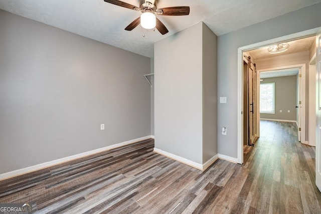 30 Red Bird Ln, Ellijay, GA 30540 - unfurnished room with wood finished floors and ceiling fan