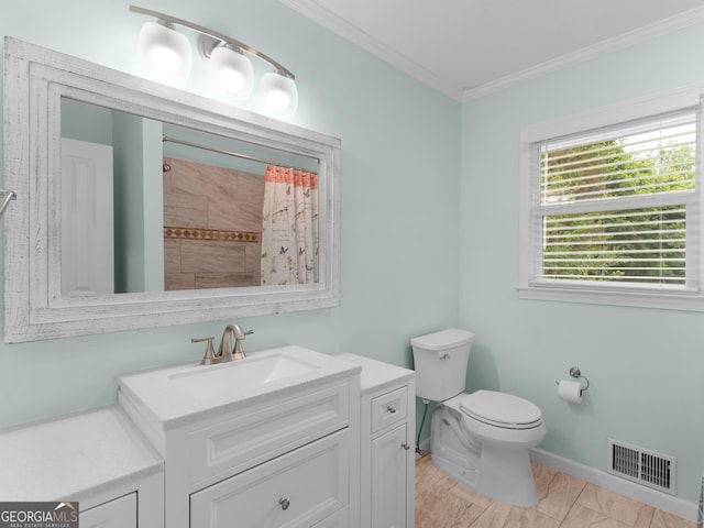117 Thomas St, Griffin, GA 30224 - full bath with crown molding, vanity, and a tile shower