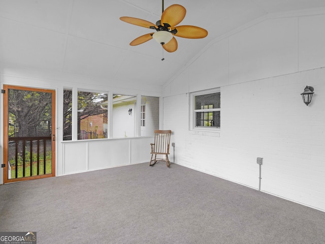 117 Thomas St, Griffin, GA 30224 - unfurnished sunroom featuring vaulted ceiling and plenty of natural light