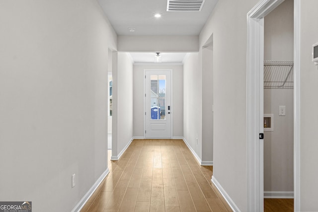 1692 Juniper Berry Way, Loganville, GA 30052 - corridor featuring light wood-type flooring