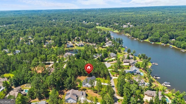 1131 Glen Eagle Dr, Greensboro, GA 30642 - aerial view of property's location with nearby suburban area