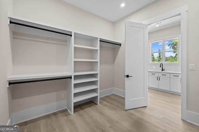 1131 Glen Eagle Dr, Greensboro, GA 30642 - spacious closet featuring light wood-style floors