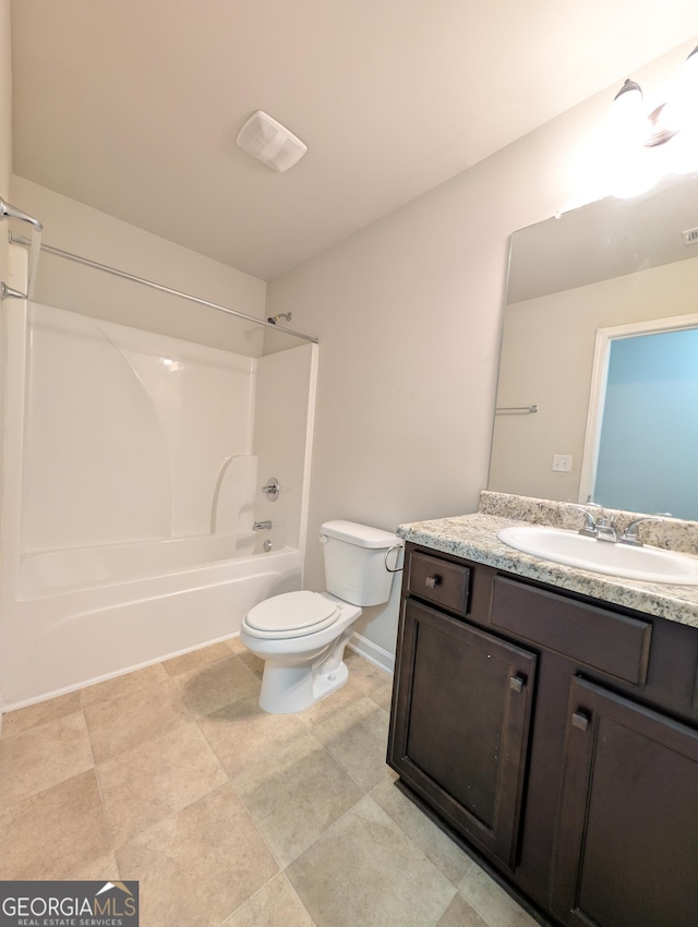 120 Magnaview Dr, Mcdonough, GA 30253 - bathroom featuring vanity and shower / tub combination