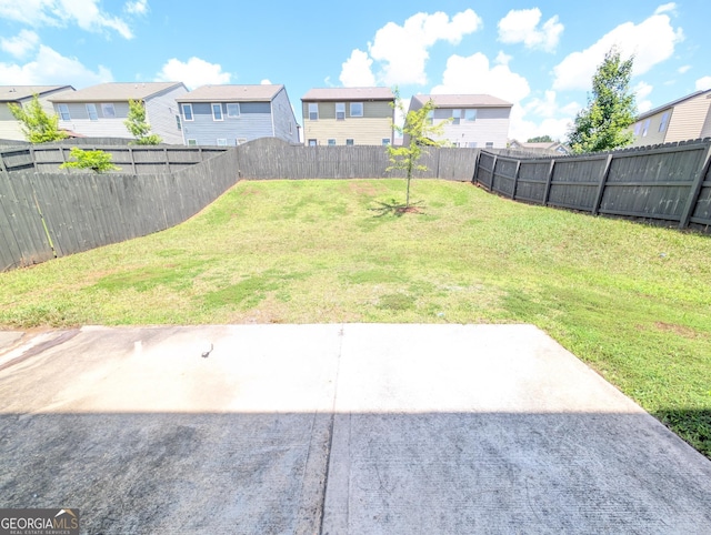 120 Magnaview Dr, Mcdonough, GA 30253 - fenced backyard with a residential view and a patio