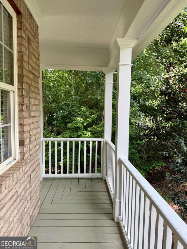 205 Huntington Shoals Dr, Athens, GA 30606 - view of wooden porch