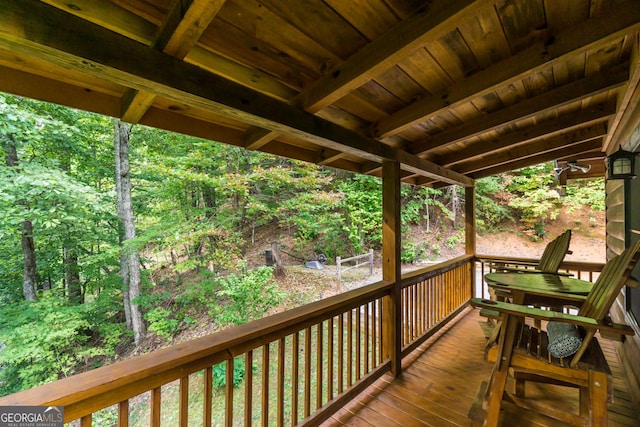 105 Ranch Mountain Ct, Dahlonega, GA 30533 - view of deck