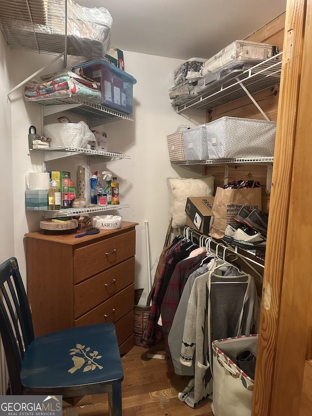 105 Ranch Mountain Ct, Dahlonega, GA 30533 - spacious closet featuring wood finished floors