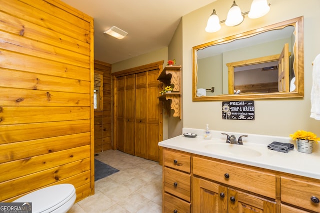 105 Ranch Mountain Ct, Dahlonega, GA 30533 - bathroom with vanity and tile patterned floors