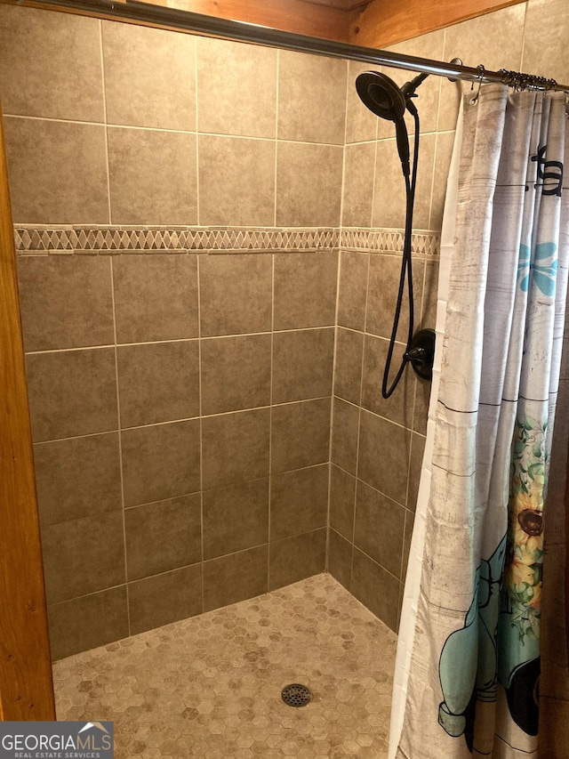 105 Ranch Mountain Ct, Dahlonega, GA 30533 - bathroom with a tile shower