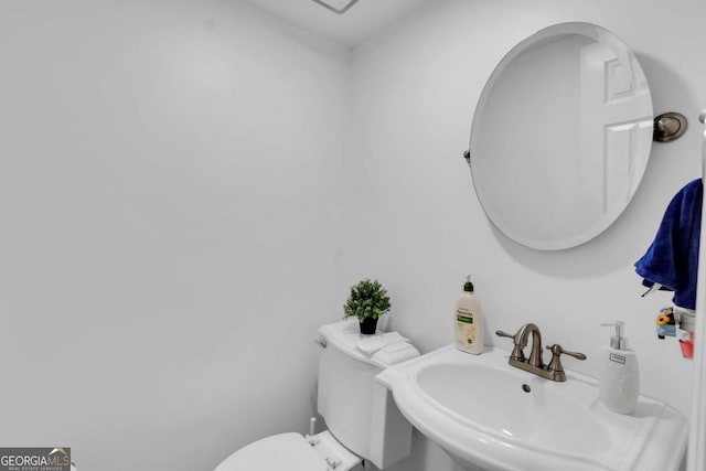 1481 Howard Way, Lawrenceville, GA 30043 - bathroom with a sink and toilet