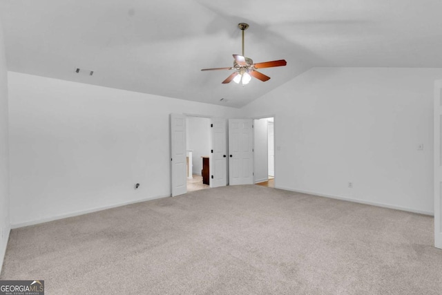 1481 Howard Way, Lawrenceville, GA 30043 - bonus room featuring vaulted ceiling, a ceiling fan, and carpet