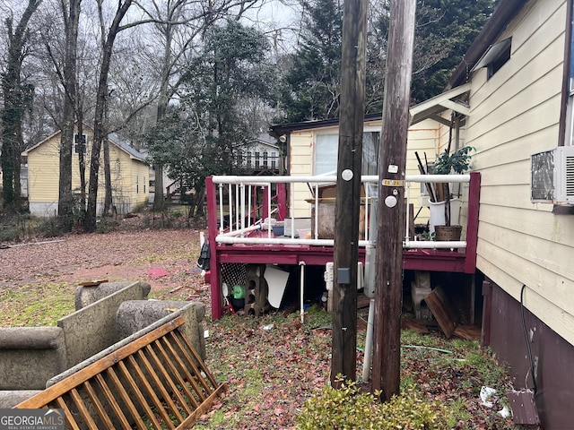 643 Dailey Mill Rd, Mcdonough, GA 30253 - view of yard with a wooden deck