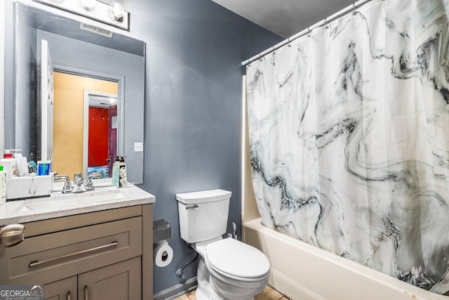 281 Northwinds Blvd Unit D-3, Carrollton, GA 30197 - full bathroom featuring vanity and shower / bath combo