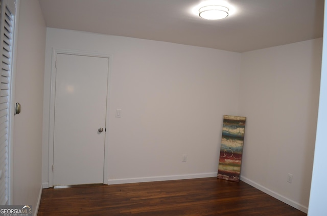 4447 Pharr Ave Unit 0, Macon, GA 31204 - empty room with wood finished floors and baseboards