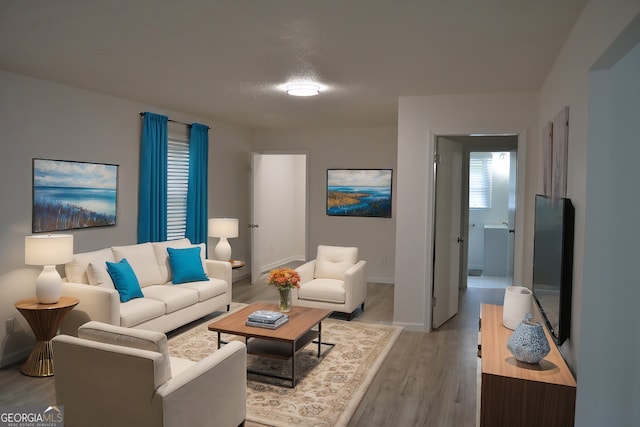 4447 Pharr Ave Unit 0, Macon, GA 31204 - living area with wood finished floors and baseboards