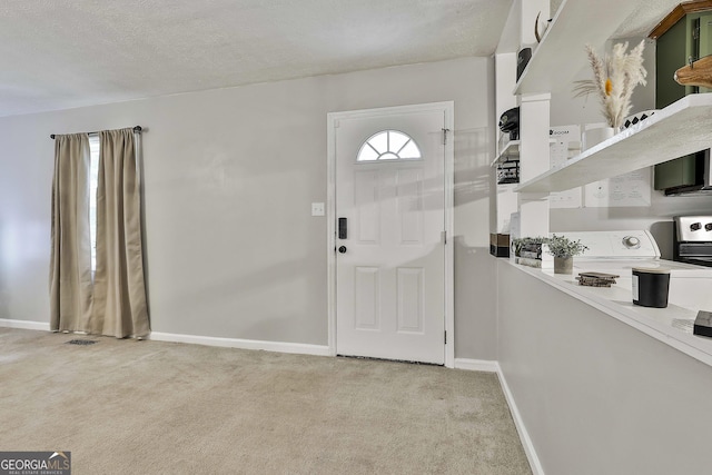 3453 Hogansville Rd, Lagrange, GA 30241 - entryway with light colored carpet and plenty of natural light