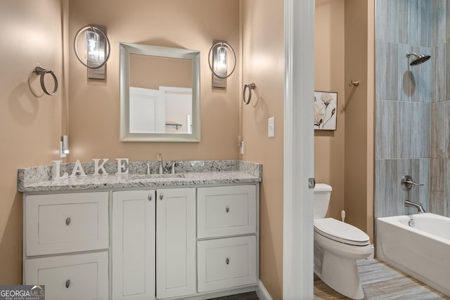 112 Springhill Ln, Clarkesville, GA 30523 - bathroom featuring vanity and bathing tub / shower combination