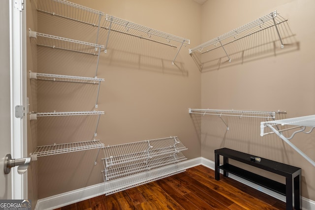 112 Springhill Ln, Clarkesville, GA 30523 - spacious closet with hardwood / wood-style floors