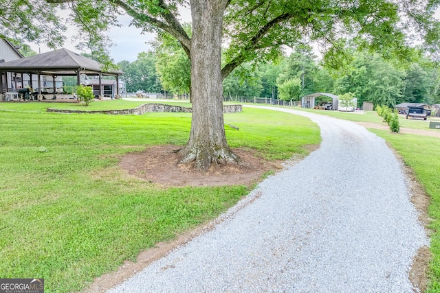 335 Jones Rd, Jefferson, GA 30549 - view of home's community featuring a gazebo, a yard, and a carport