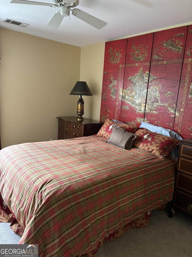 320 E 3rd Ave, Rome, GA 30161 - carpeted bedroom with ceiling fan