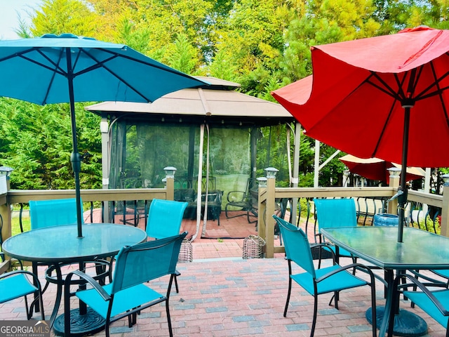 3545 SW Renaissance Cir, Atlanta, GA 30349 - deck with outdoor dining area